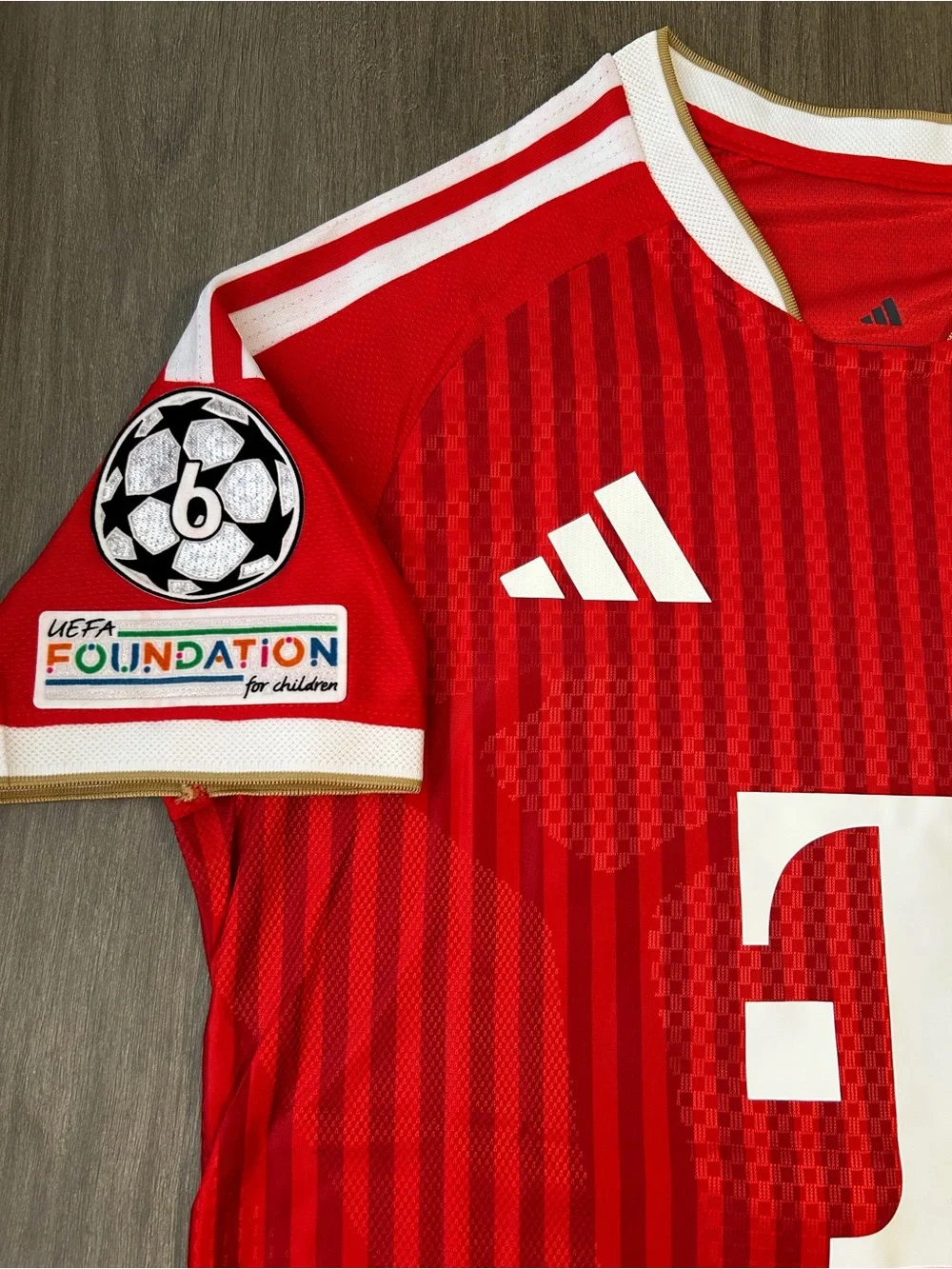 adidas FC Bayern Red #17 Olise Jersey